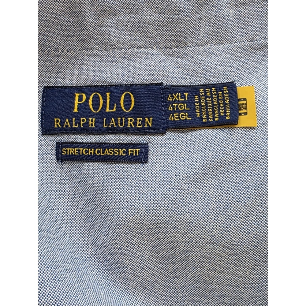 Polo Ralph Lauren 711644995022 Men's Ivory w Blue Pony Chino Shorts. NWTSize 4LT - Picture 8 of 9